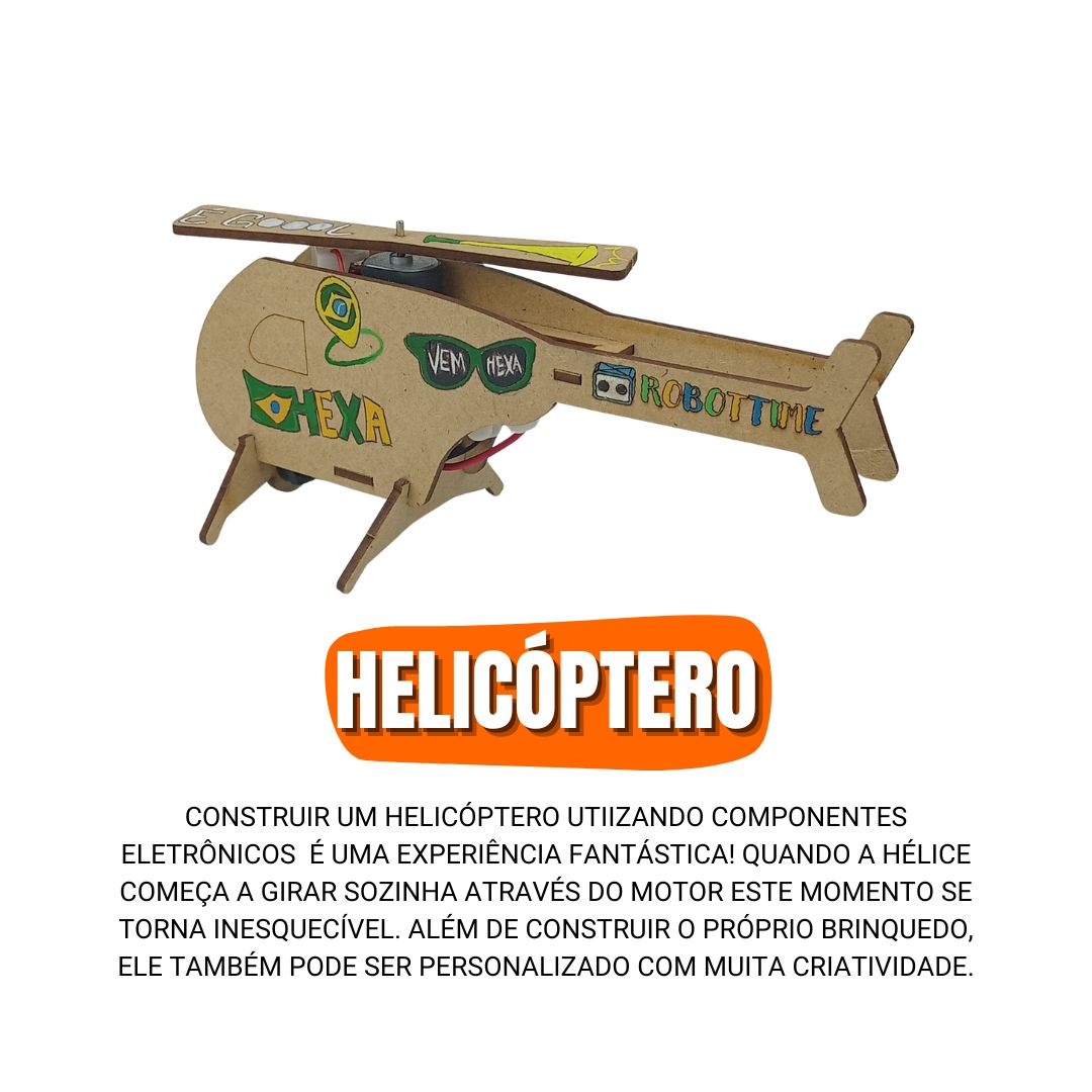 Kit de robótica Robottime Helicóptero