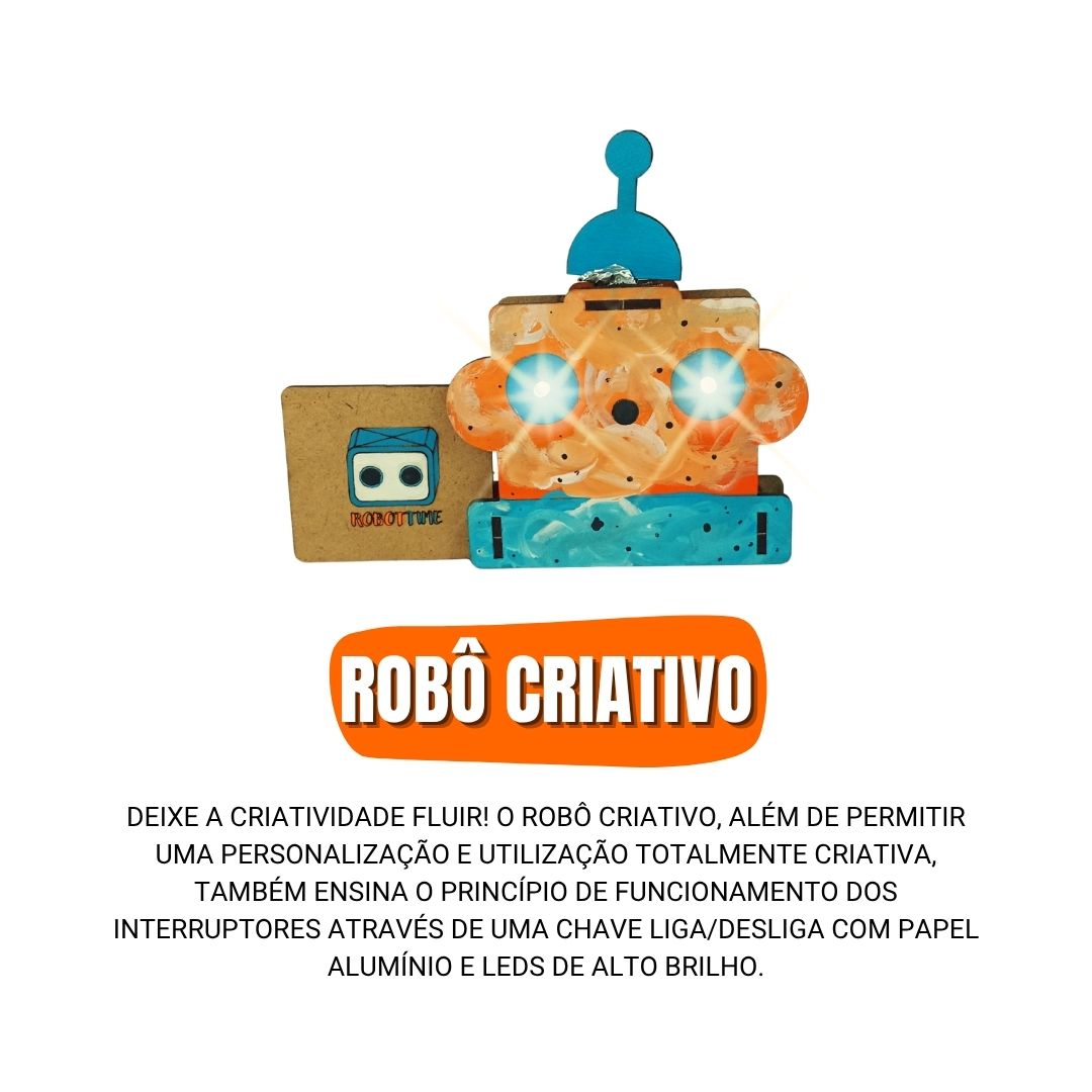 Kit de robótica Robottime Robô Criativo