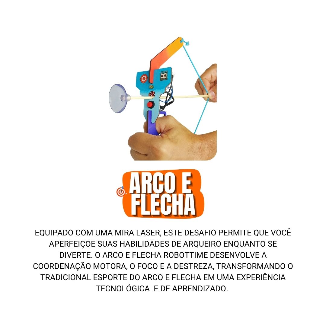 Kit de robótica Robottime Arco e Flecha